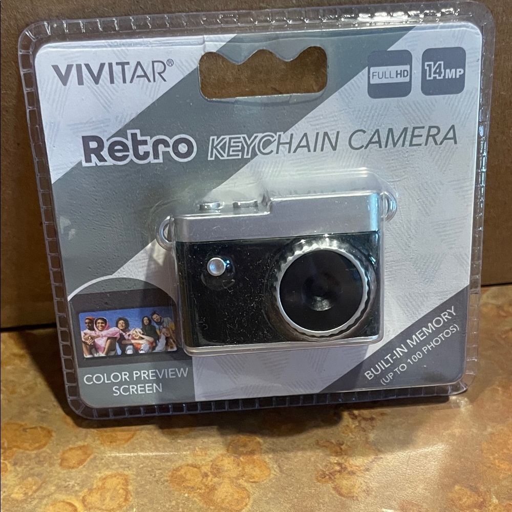 Vivitar Keychain Camera - Black and Silver